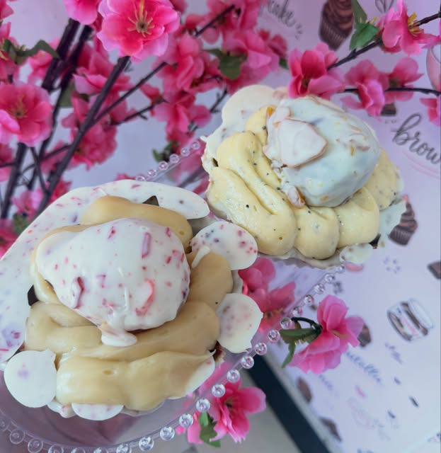 Cupcakes com creme de Ninho e trufa de chocolate branco
